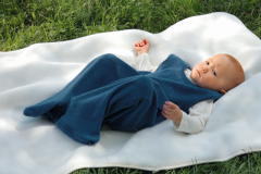 Baby Schlafsack aus Öko-Frottee