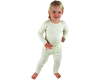 Lange Unterhose für Kinder Bio-Wolle/Seide