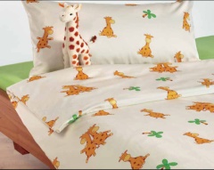 Bio-Kinderbettwaesche Giraffe