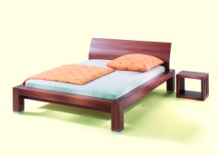 Naturholz Doppelbett