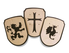 Ritterschild mit Kreuz