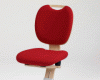 Stühle für Heranwachsende-Lederpolster-Sitz und Rücken