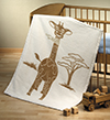 Tagesdecke aus Bio-Baumwolle Giraffe